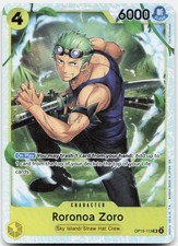 Roronoa Zoro OP15-113 NM Adventure on Kami's Island Super Rare Foil One Piece picture