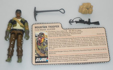 Vintage 1985 Alpine Mountain Climber G.I. GI Joe Near Complete Figure 3.75 ARAH picture