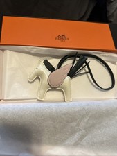 Hermès Pegase PM Pegasus White Horse bag Charm Keychain Bag Accessory rare picture