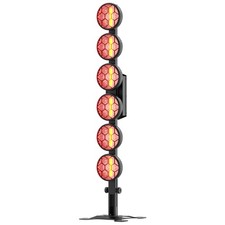 Stunning Vintage PAR Light BAR 50W*6 Gold 168 RGB LED Linear Design Easy Install picture
