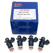 New 4Pcs DENSO Fuel Injectors 16450-PLD-003 for 2001-2005 EL CIVIC 1.7L US Stock picture