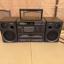 Vintage Panasonic RX-DT680 AM/FM CD Cassette Stereo Boombox - Only AM/FM CD work picture