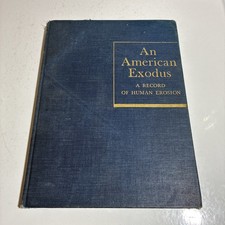 Signed Book An American Exodus Dorothea Lange Paul Taylor Photo Grapes of Wrath picture