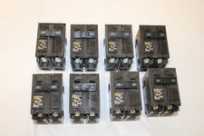 A LOT OF 8 SQAURE D HOMELINE 2 POLE 20AMP CIRCUIT BREAKER DP-4075 