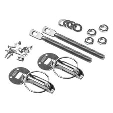 Sparco 01606S Silver Hood Pins picture