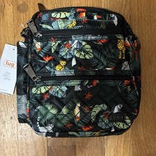 Lug Can Can XL NWT Crossbody Bag Purse In Wildlife Black  picture