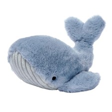 Lambs & Ivy Bubbles & Squirt Soft Plush Blue Whale Stuffed Animal Toy picture
