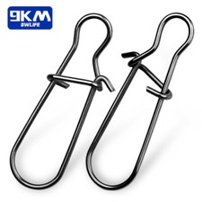 50~200Pcs Duo-Lock Fishing Snap Fastlock Clips Stainless Lure Connector 8-220LB picture