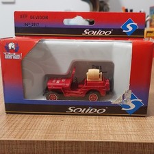 Solido TonerGam I Jeep Devidoir 2117 Red Diecast Ltd Ed France 1/43 picture