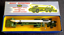 CIRCA 1960s DINKY SUPERTOYS #666 MISSILE ERECTOR VEHICLE COMPLETE IN ORIG. BOX picture