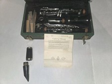 Vintage Noblet Paris Leblanc Clarinet w/Lyons Case W/Key Reeds France picture