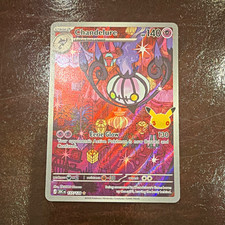 Chandelure 137/128 Secret Rare Holo Full Art - Silver Tempest Pokemon TCG picture