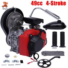 Bike Engine Motor Kit 4-Stroke 49CC Gas Petrol Motorized Bicycle Scooter Belt picture