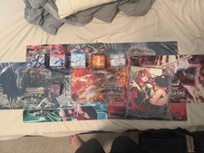 Huge Yugioh Offical and Custom Accessories and playmat lot, Deckboxes, Sleeve picture