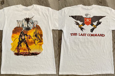 2 sides W.A.S.P. Last Command Tour Shirt Short Sleeve White Unisex S-5XL 1T0085 picture