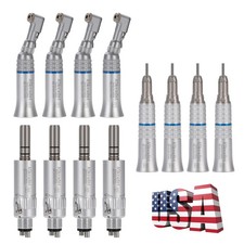 Dental Low Slow Speed Handpiece Contra Angle Straight Air Motor 4 Hole NSK Style picture