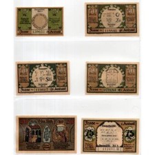 1921 Germany Frose Notgeld Set of 6 Notes (593) picture