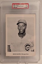 1958 -61 Jay Publishing Photos Ernie Banks PSA 3.5  - Portrait/Chest  CUBS picture
