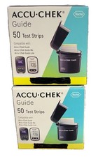 100 Accu-Chek Guide Test Strips~Exp~4/27~10/27~$26.99~FR SHP picture