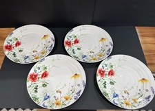 PIER 1 WILD FLOWER PLATES Set of 4 NEW *Read* picture