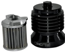 PC Racing FLO Spin On Stainless Oil Filter Black PCS4B for 86-25 Harley Davidson picture