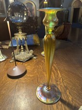 Louis Comfort Tiffany Tall Blown Candlestick  picture