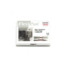 Essential Dental Systems 145-01 Flexi-Post Economy Parallel Titan #1 Red 30/Pk picture
