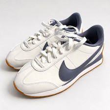 Nike Pacific Leather Women’s Low Top Lace-Up Sneakers White/Gum World Indigo picture