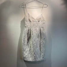 BCBG Max Aria Women's White and Silver Dress picture