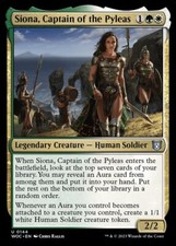 4x Siona, Captain of the Pyle - NM - Wilds of Eldraine Commander - SPARROW MAGIC picture