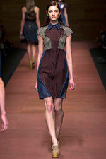 Carven 2013 Featherweight SILK Habotai Dress SIZE FR38 US6, Spring Summer Runway picture