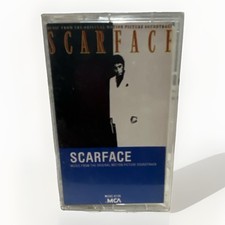 Scarface (1983) MCA Cassette Soundtrack Gangster Al Pacino Giorgio Moroder Rare picture