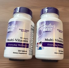 2-Doctor's BEST Women’s Multivitamin , 120 Capsules Everyday Wellness Exp. 04/27 picture