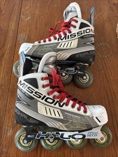 Mission Inhaler AC4 Inline Hockey Skate Size 10.5 US Shoe Size 12 Hi-Lo Vanguard picture