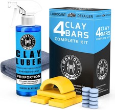 Car Clay Bars Auto Detailing and Clay Luber Synthetic Lubricant Kit, 4 Clay Bars picture