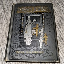 Vtg 1888 Book Crown Jewels Gems of Literature Art & Music Steel Plate Engraving picture
