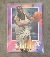 1996-97 Skybox E-X 2000 Basketball Stephon Marbury #42 Minnesota Timberwolves picture