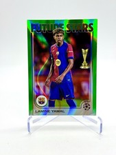LAMINE YAMAL 2024-25 Topps UCC #27 Future Stars GREEN LAVA SP picture