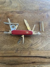 Victorinox Swiss Army Explorer Old Style Gray Magnifier Screw No Hook Vintage picture