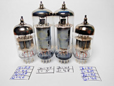 2 Matched Pairs 6P1P-EV + 6N1P-EV, For 6P1 and 6N1 Amps Upgrade tubes picture