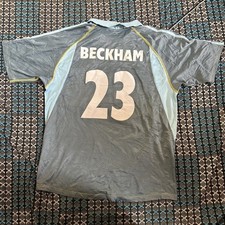 Vintage 2003/04 Adidas Real Madrid Third (Authentic) Football Jersey SizeL #23 picture