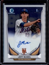 2014 Bowman Chrome #BCAP-JMC Jeff McNeil Prospect Autographs picture