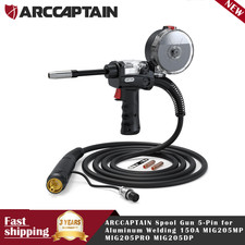 ARCCAPTAIN Spool Gun 5-Pin for Aluminum Welding 150A MIG205MP MIG205PRO MIG205DP picture