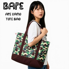BAPE A Bathing Ape ABC Camo Tote Bag Japan Mook Mag Large Ape Logo Shoulder Bag picture