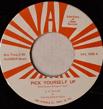 northern soul E.G. TAYLOR   Pick Yourself Up / You Made Me Mad   VAL 1025 M- picture