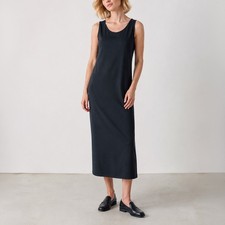 NWT Eileen Fisher Stretch Jersey Knit Scoop Neck Dress, Size PP-3X picture