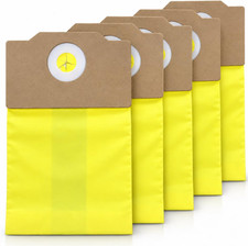 5 Shop-Vac Backpack Dual-Ply Vacuum Bags 9191710 Fits BP20TS 5430299 Dayton picture