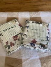 2 Set NEW Vtg WAVERLY Balloon Valances Orchard Trail Blouso Y2k 79x14