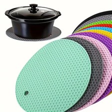 4 Pack Silicone Trivet Pot Mats - Heat Resistant Pot Holders for Hot Pans Pots T picture