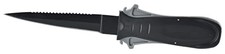 SEAC Sharp, Safety Knife for Spearfishing, black protective Coating, 3.54 inches picture